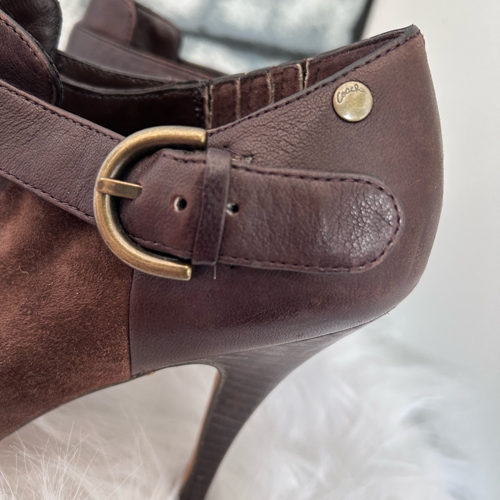 Coach Adrina Leather and Suede Stiletto - Picture 3 of 8